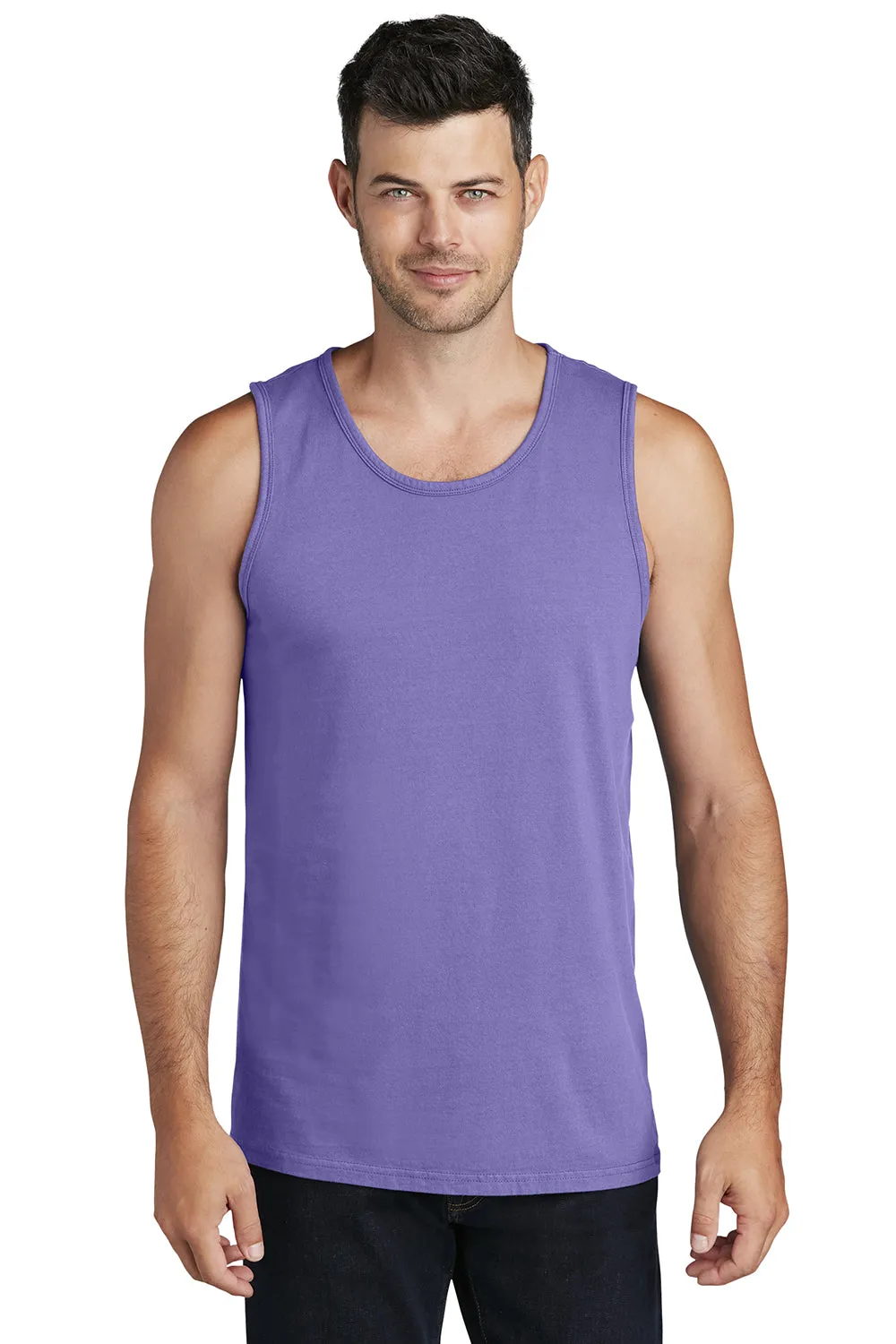 Port & Company Mens Beach Wash Tank Top - Amethyst Purple