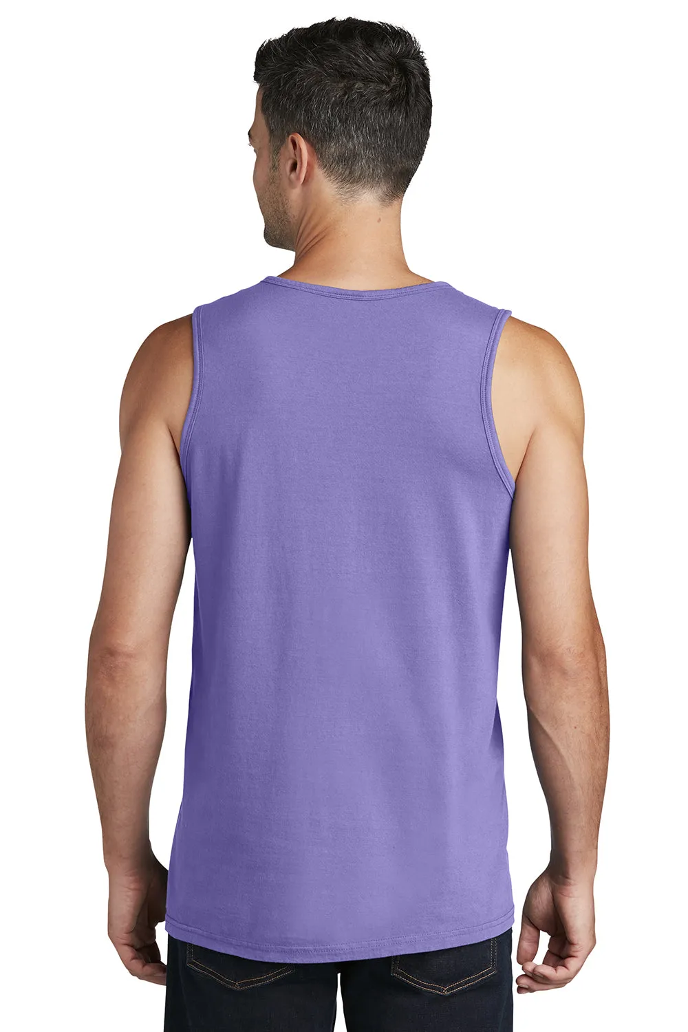 Port & Company Mens Beach Wash Tank Top - Amethyst Purple