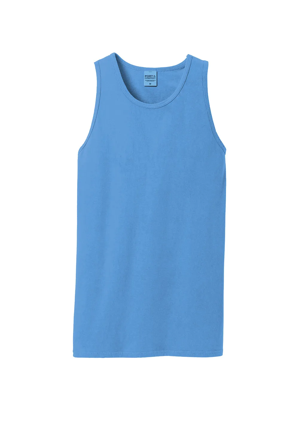 Port & Company Mens Beach Wash Tank Top - Blue Moon