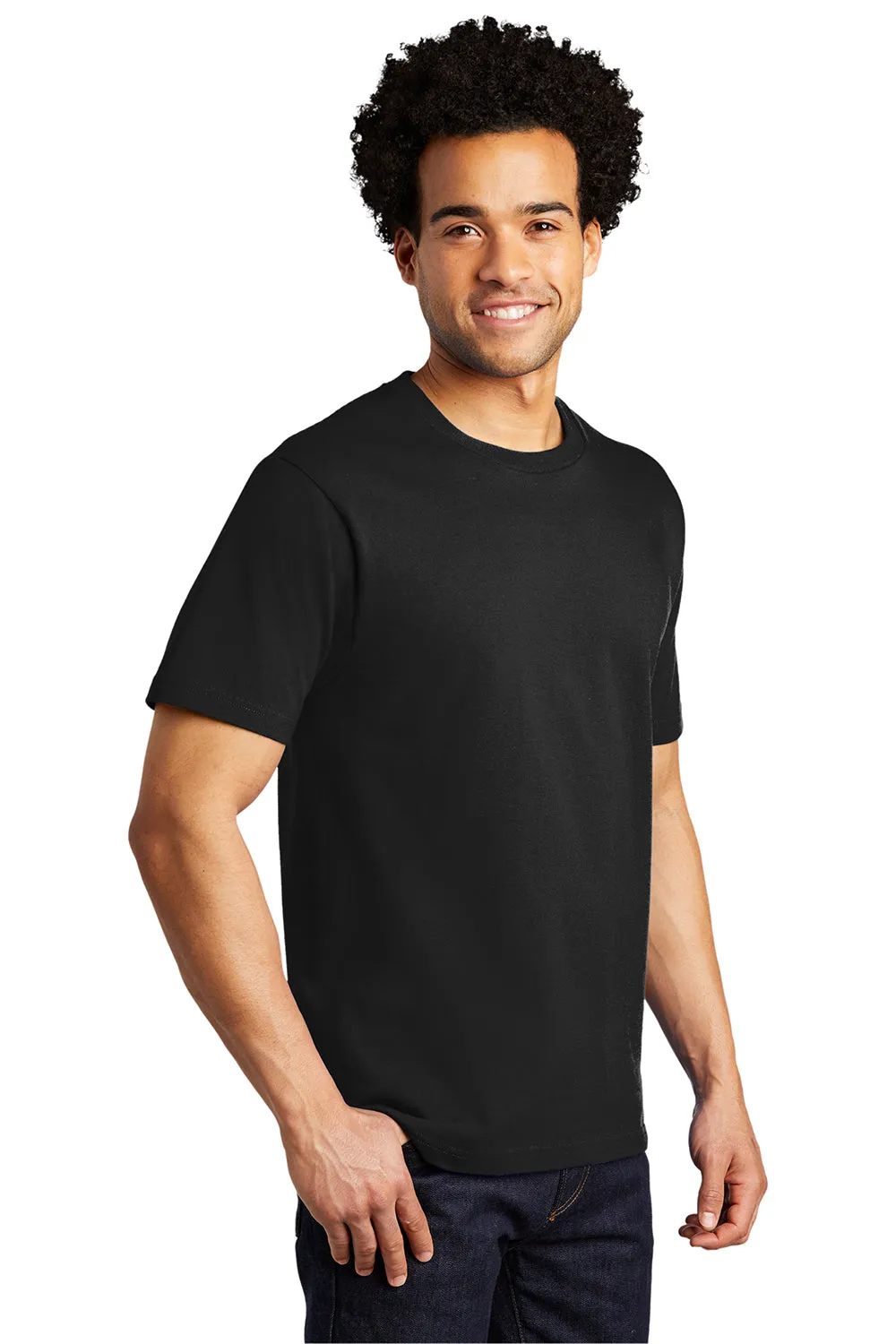 Port & Company Mens Bouncer Short Sleeve Crewneck T-Shirt - Deep Black