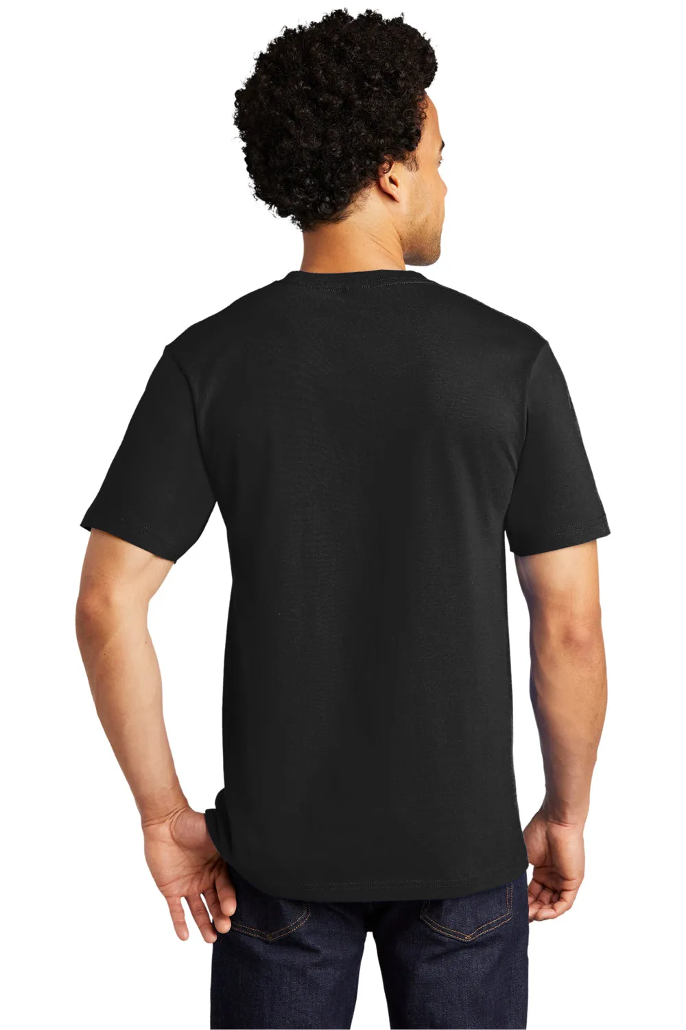 Port & Company Mens Bouncer Short Sleeve Crewneck T-Shirt - Deep Black