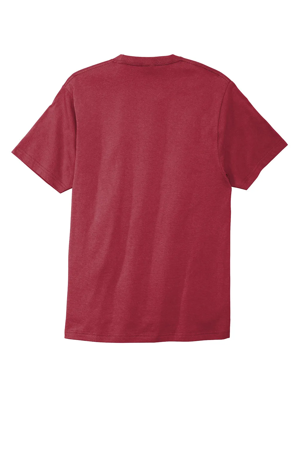 Port & Company Mens Bouncer Short Sleeve Crewneck T-Shirt - Rich Red