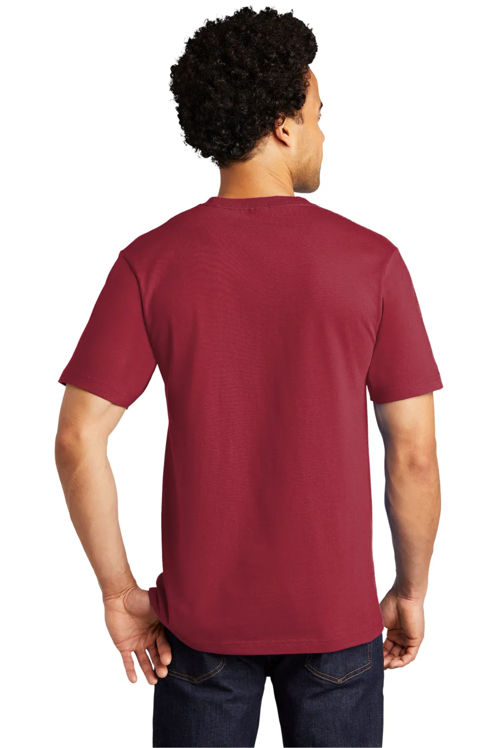 Port & Company Mens Bouncer Short Sleeve Crewneck T-Shirt - Rich Red
