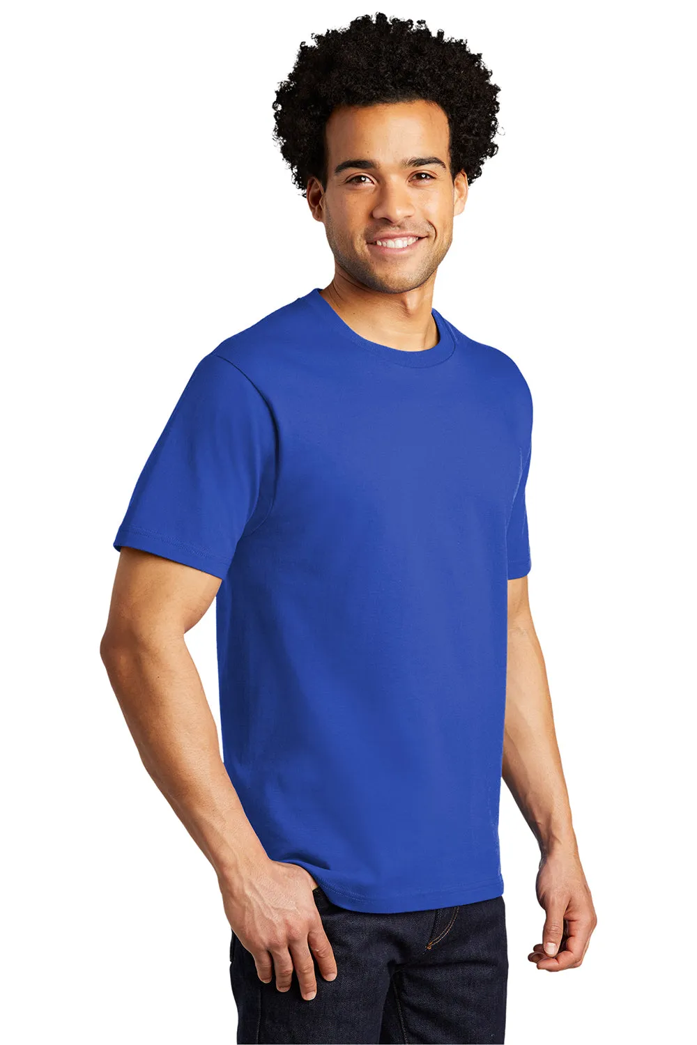 Port & Company Mens Bouncer Short Sleeve Crewneck T-Shirt - True Royal Blue