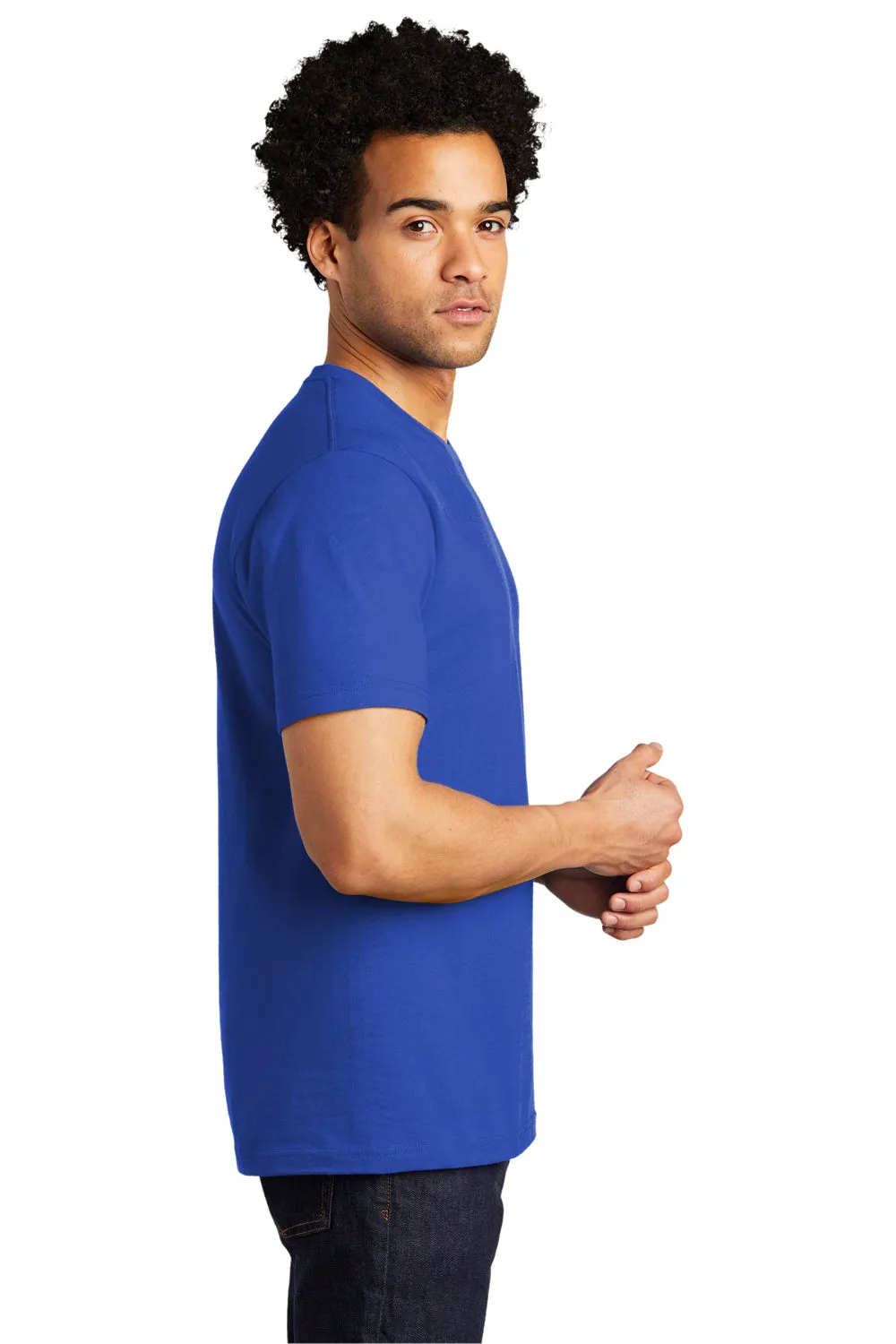 Port & Company Mens Bouncer Short Sleeve Crewneck T-Shirt - True Royal Blue