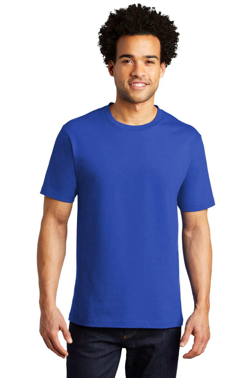 Port & Company Mens Bouncer Short Sleeve Crewneck T-Shirt - True Royal Blue