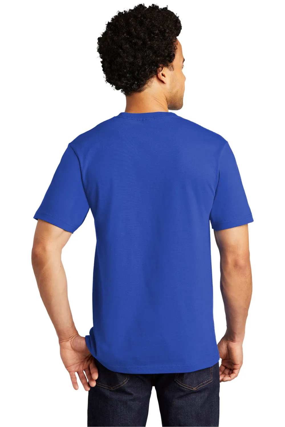 Port & Company Mens Bouncer Short Sleeve Crewneck T-Shirt - True Royal Blue
