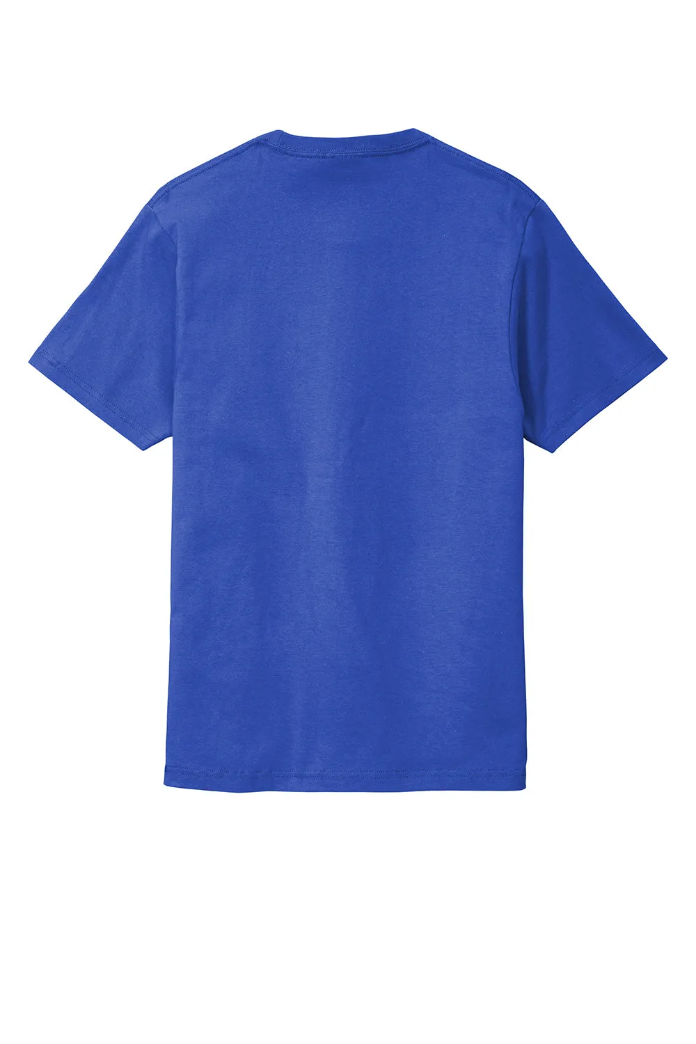 Port & Company Mens Bouncer Short Sleeve Crewneck T-Shirt w/ Pocket - True Royal Blue