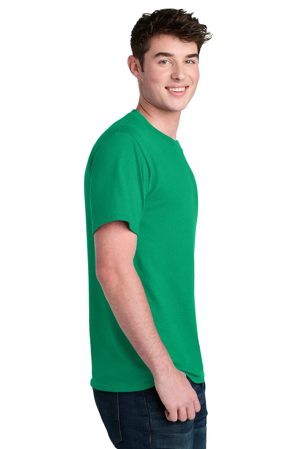 Port & Company Mens Core Blend Recycled Short Sleeve Crewneck T-Shirt - Kelly Green