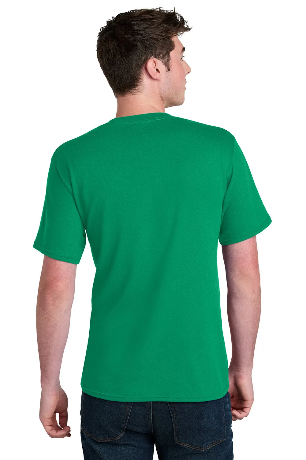Port & Company Mens Core Blend Recycled Short Sleeve Crewneck T-Shirt - Kelly Green