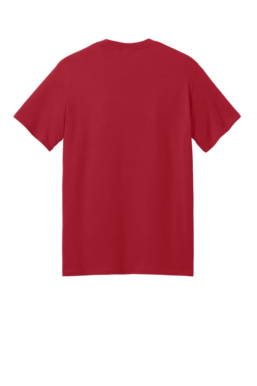 Port & Company Mens Core Blend Recycled Short Sleeve Crewneck T-Shirt - Red