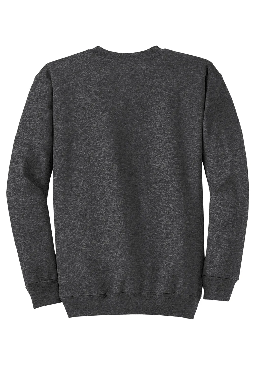 Port & Company Mens Core Pill Resistant Fleece Crewneck Sweatshirt - Heather Dark Grey