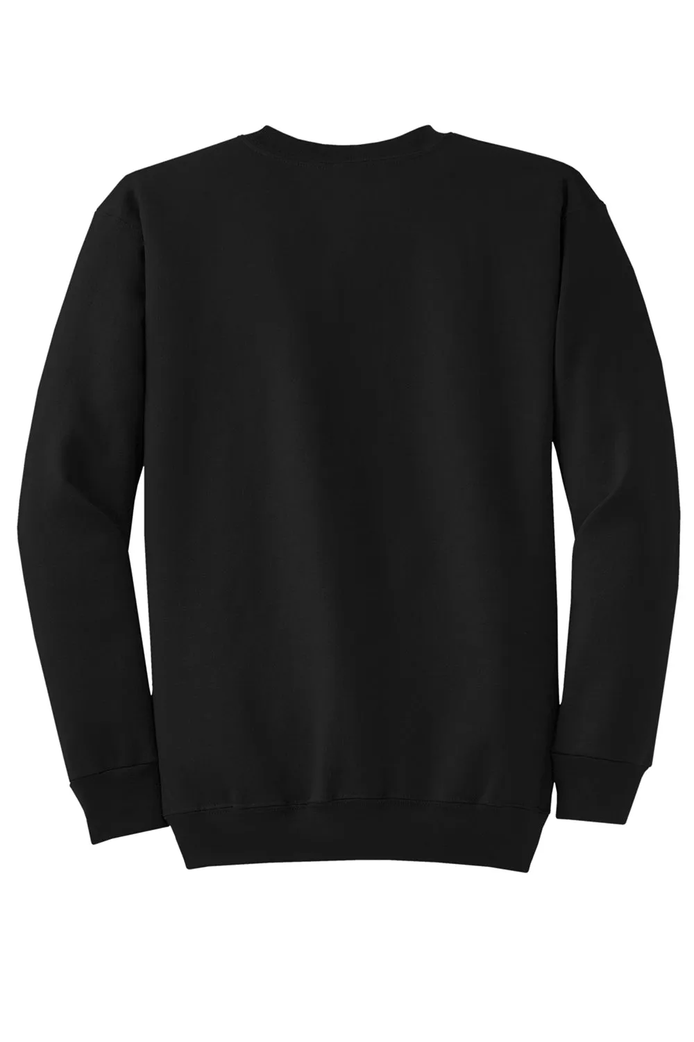 Port & Company Mens Core Pill Resistant Fleece Crewneck Sweatshirt - Jet Black