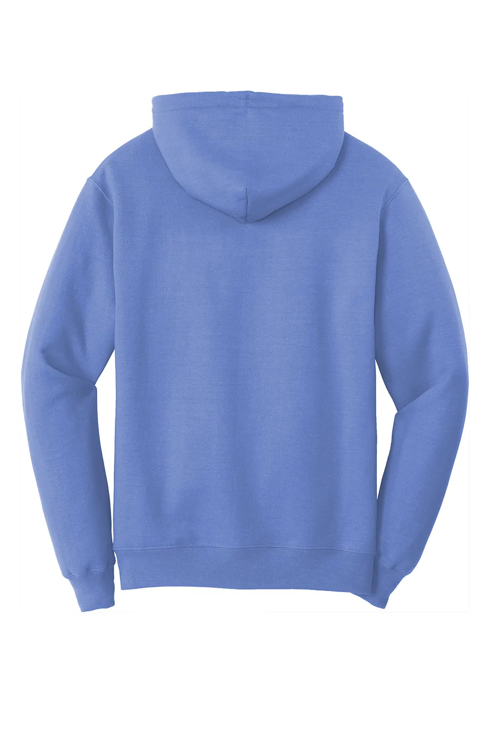 Port & Company Mens Core Pill Resistant Fleece Hooded Sweatshirt Hoodie w/ Pouch Pocket - Carolina Blue
