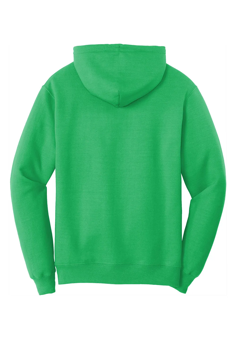 Port & Company Mens Core Pill Resistant Fleece Hooded Sweatshirt Hoodie w/ Pouch Pocket - Clover Green