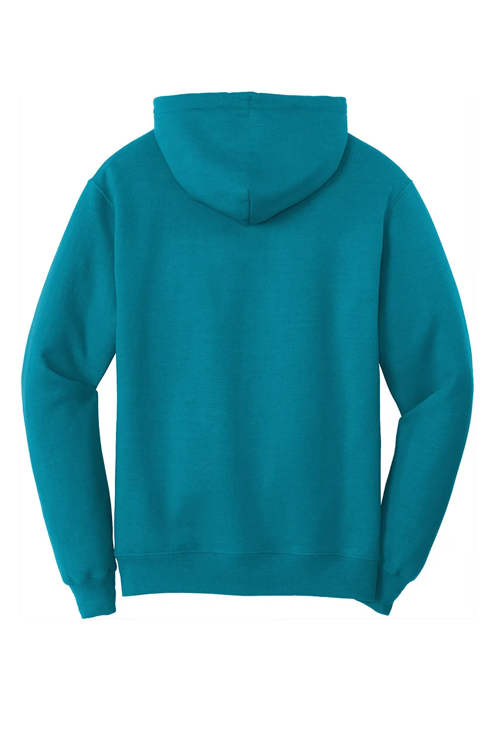 Port & Company Mens Core Pill Resistant Fleece Hooded Sweatshirt Hoodie w/ Pouch Pocket - Teal Green