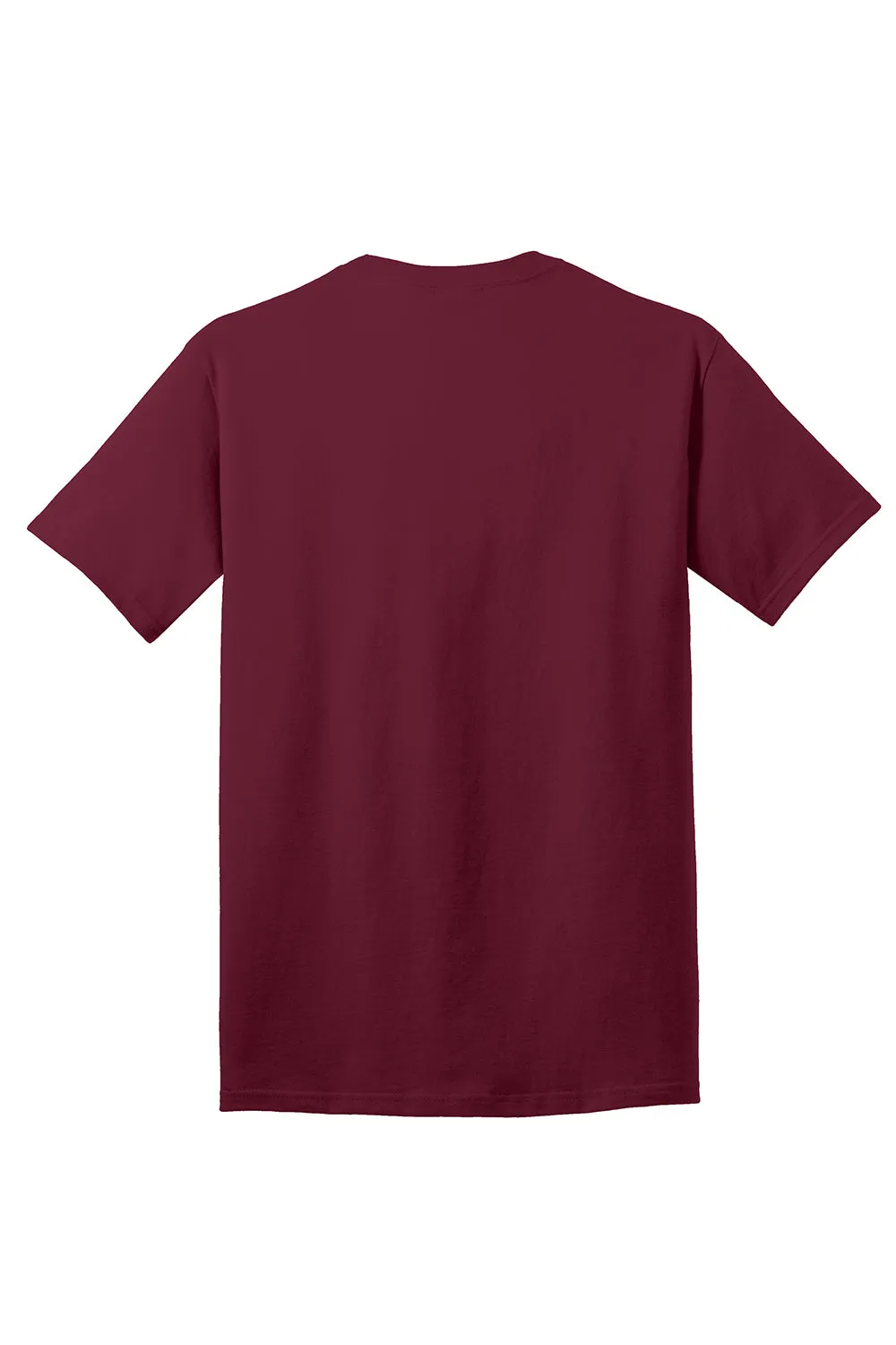 Port & Company Mens Core Short Sleeve Crewneck T-Shirt - Cardinal Red