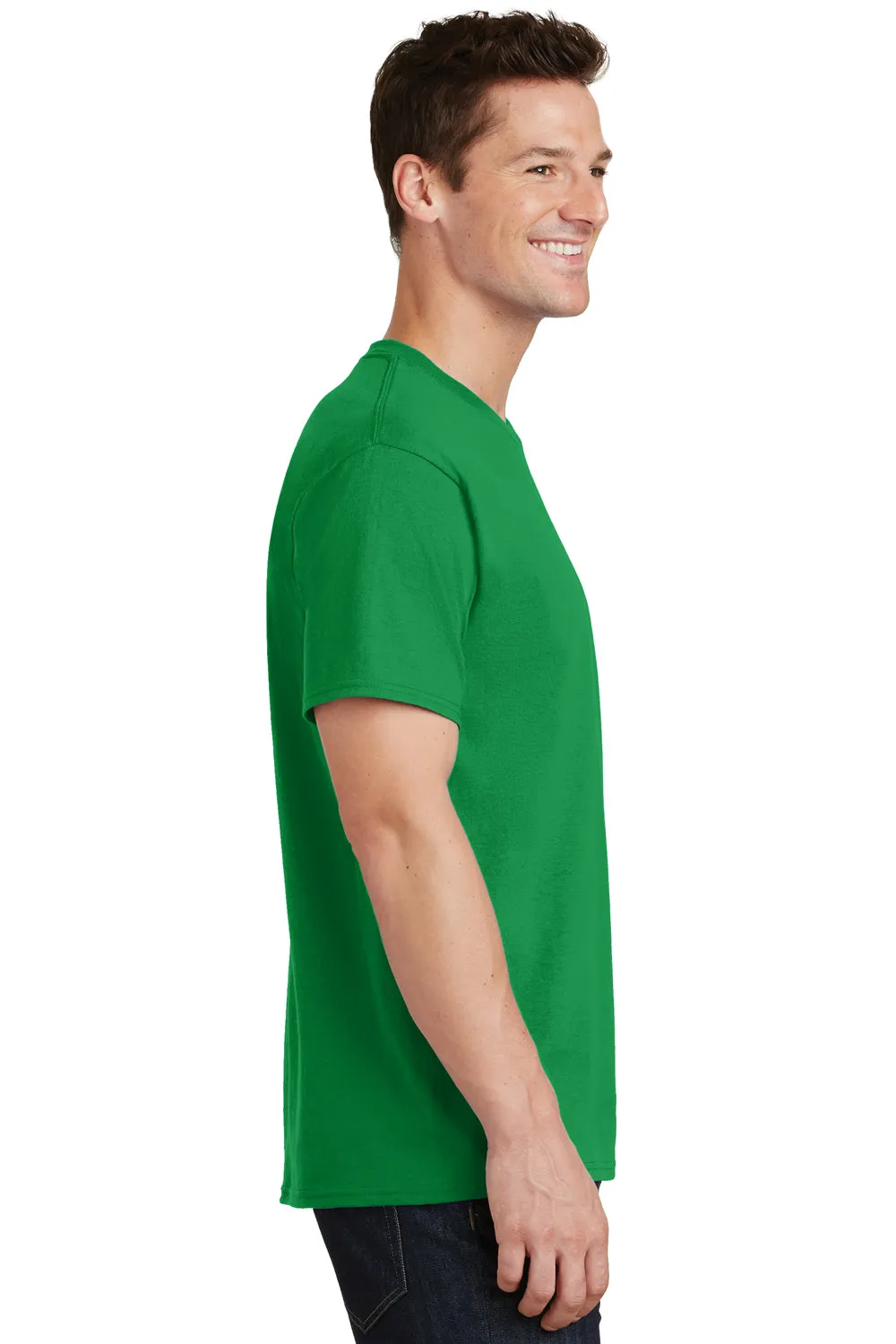 Port & Company Mens Core Short Sleeve Crewneck T-Shirt - Clover Green