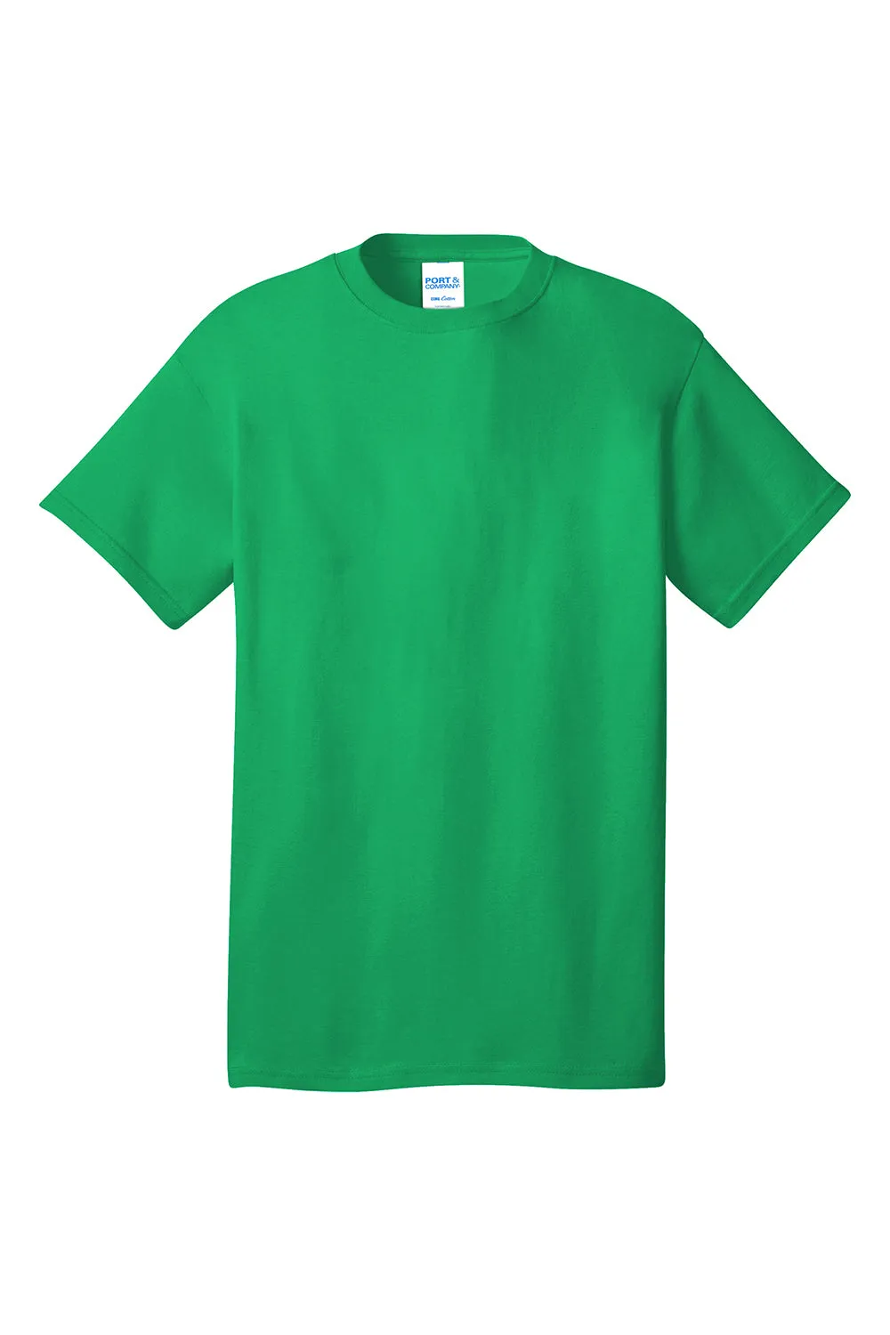 Port & Company Mens Core Short Sleeve Crewneck T-Shirt - Clover Green