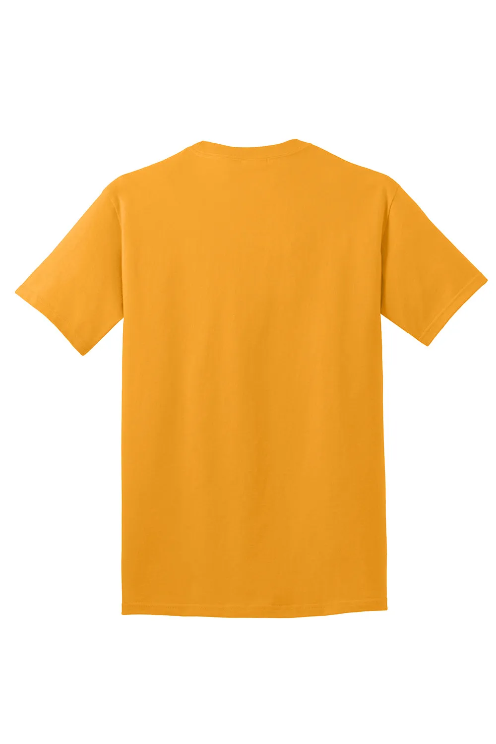 Port & Company Mens Core Short Sleeve Crewneck T-Shirt - Gold