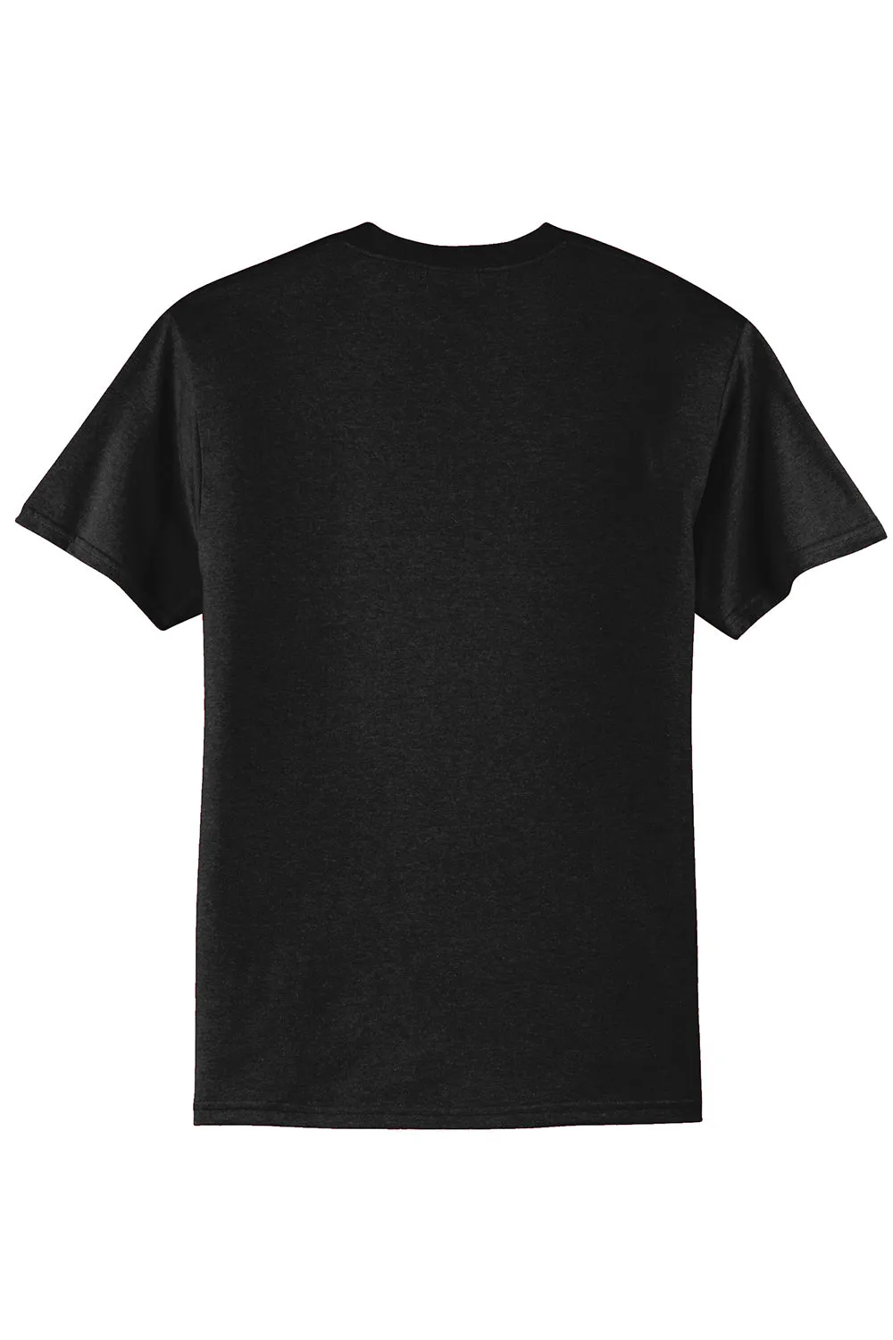 Port & Company Mens Core Short Sleeve Crewneck T-Shirt - Jet Black