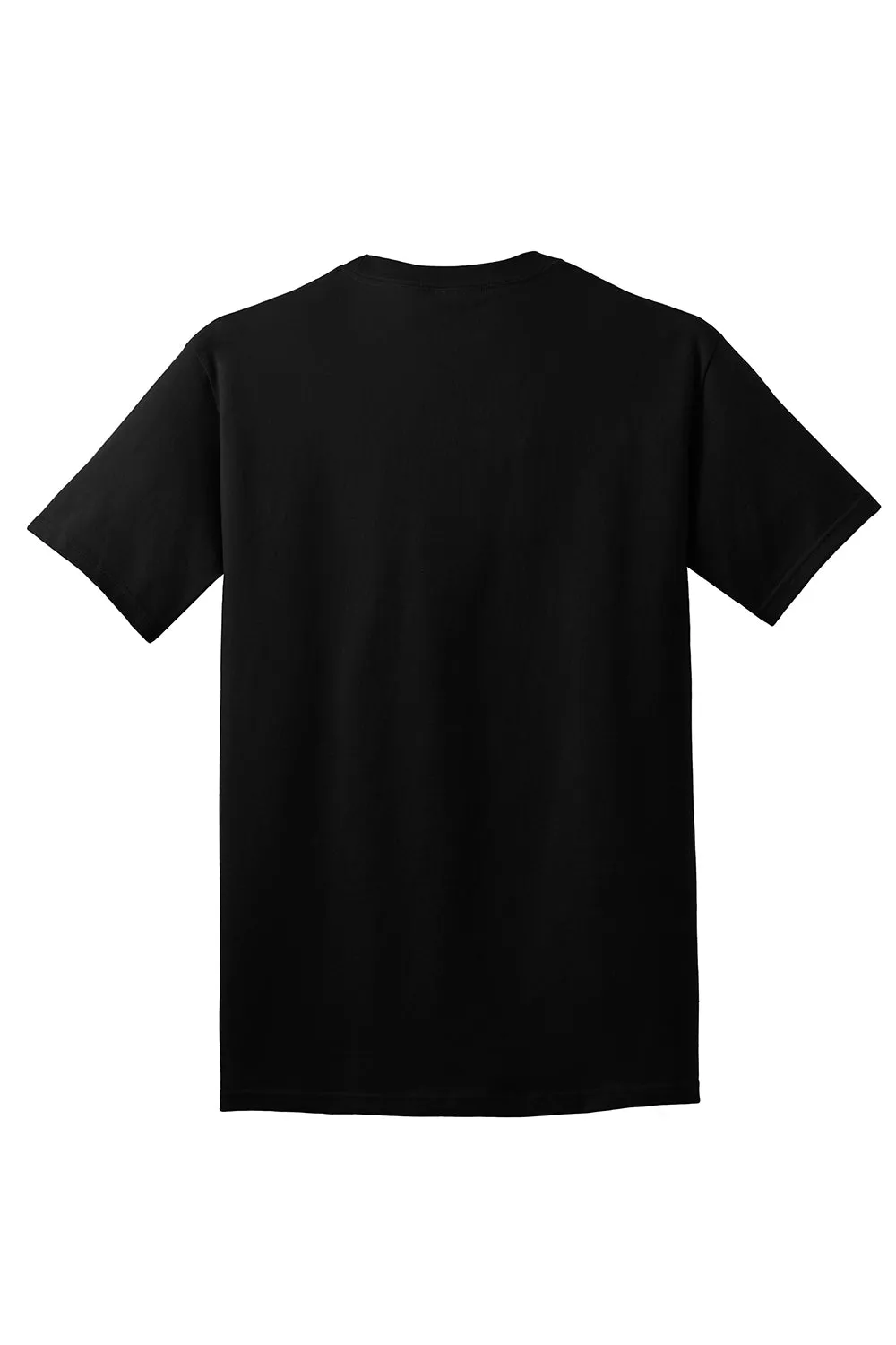 Port & Company Mens Core Short Sleeve Crewneck T-Shirt - Jet Black