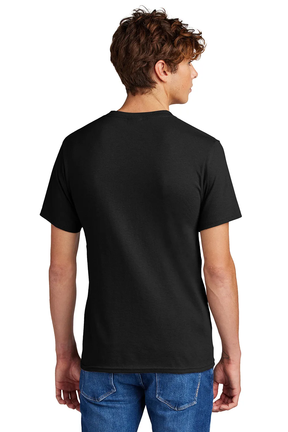 Port & Company Mens Core Short Sleeve Crewneck T-Shirt - Jet Black