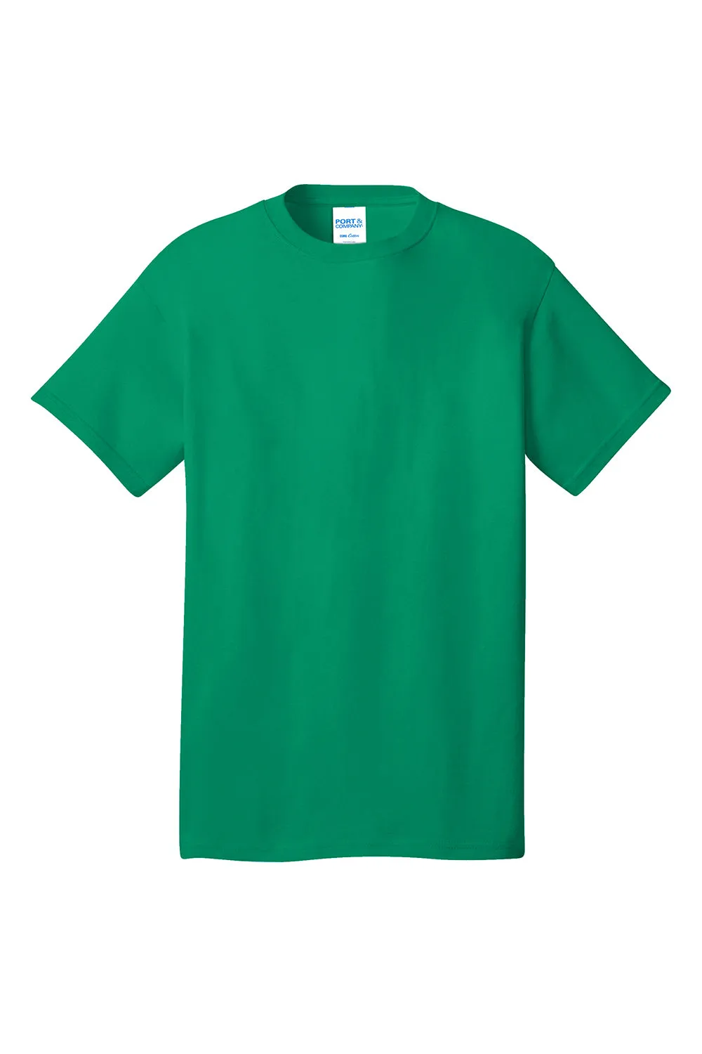 Port & Company Mens Core Short Sleeve Crewneck T-Shirt - Kelly Green