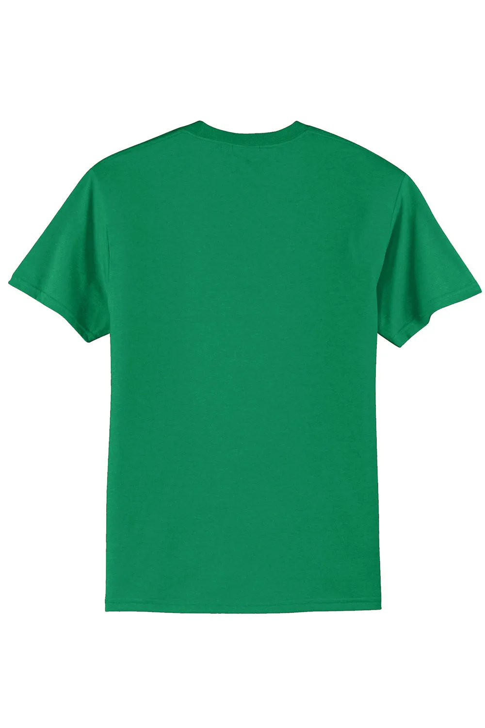 Port & Company Mens Core Short Sleeve Crewneck T-Shirt - Kelly Green