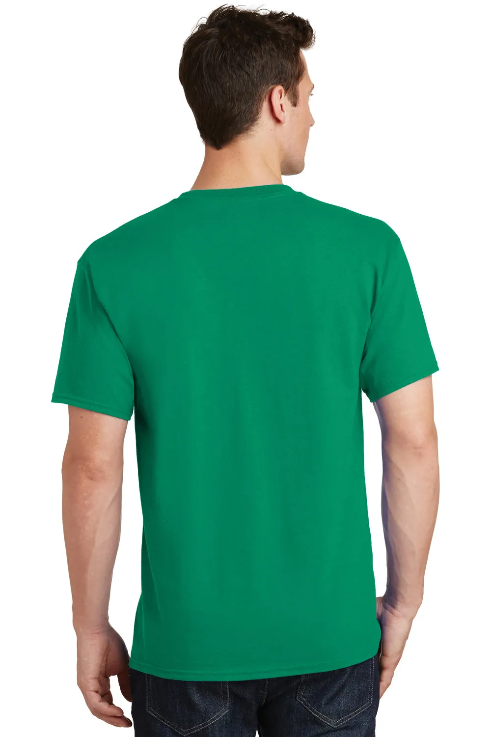 Port & Company Mens Core Short Sleeve Crewneck T-Shirt - Kelly Green