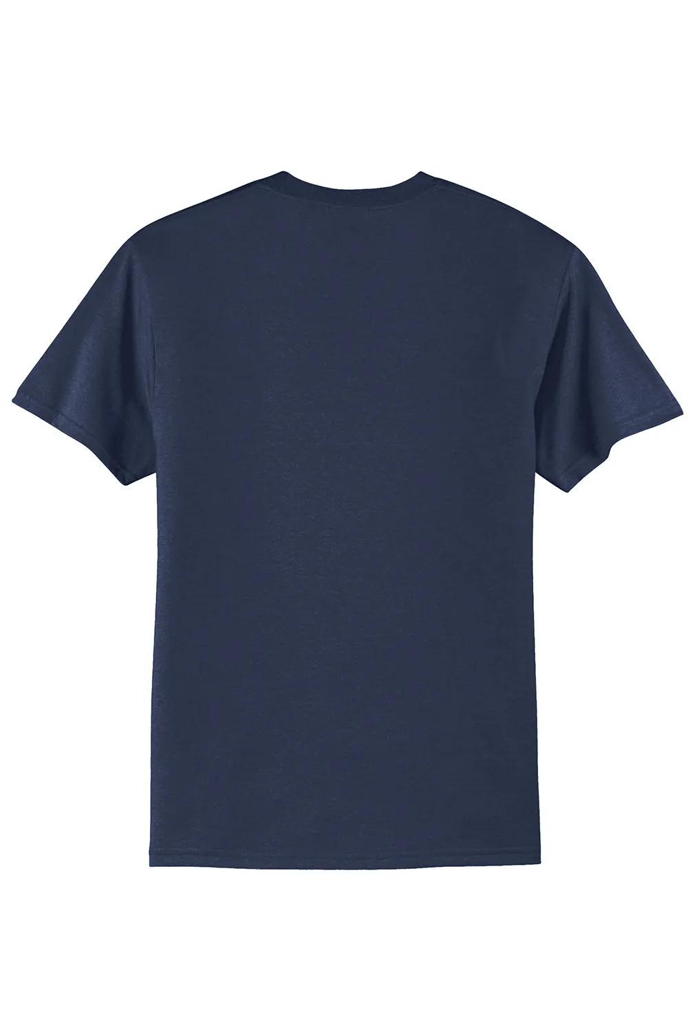Port & Company Mens Core Short Sleeve Crewneck T-Shirt - Navy Blue