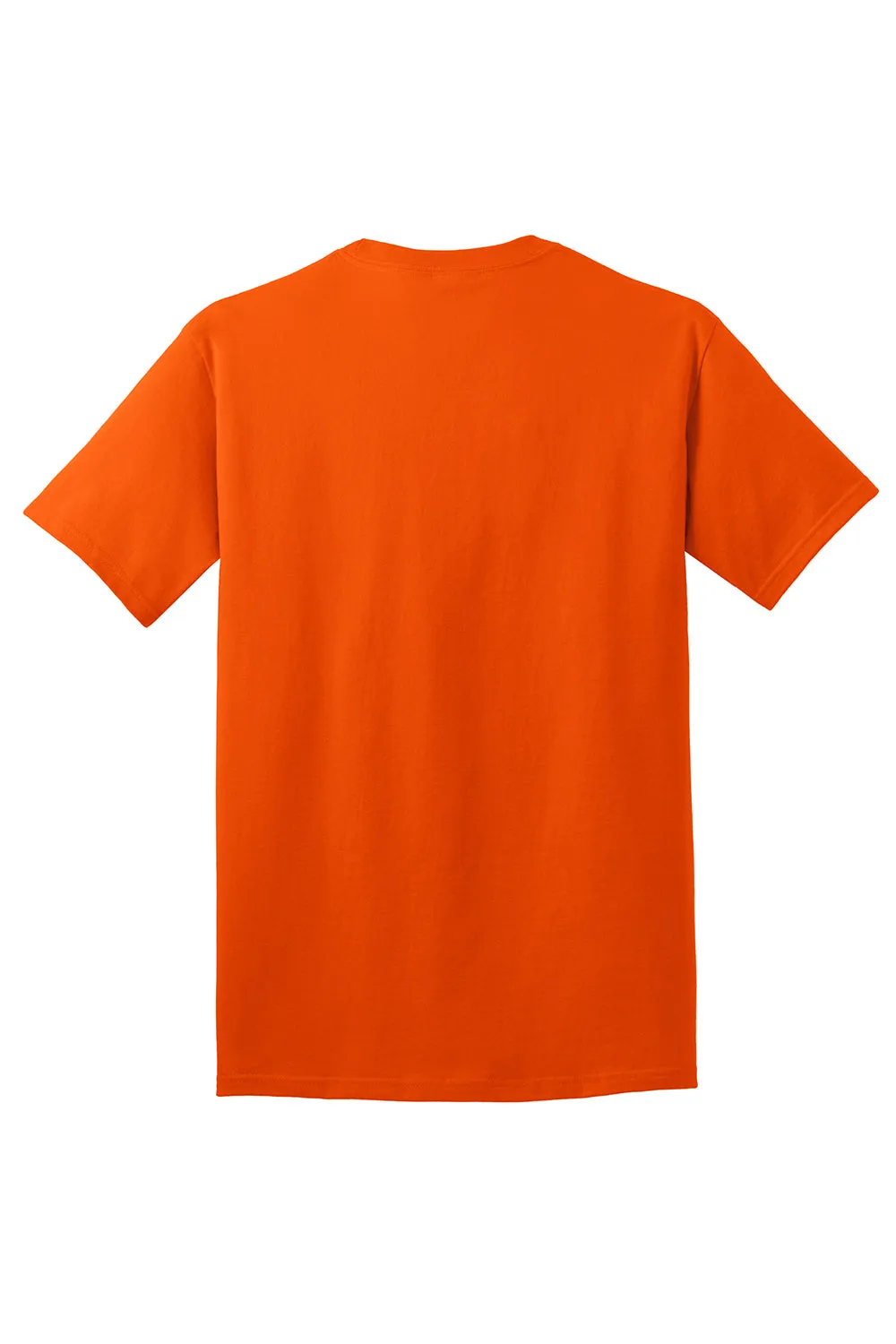 Port & Company Mens Core Short Sleeve Crewneck T-Shirt - Orange