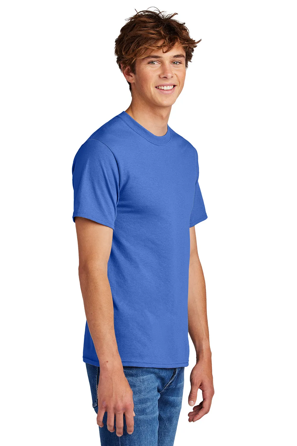 Port & Company Mens Core Short Sleeve Crewneck T-Shirt - Royal Blue