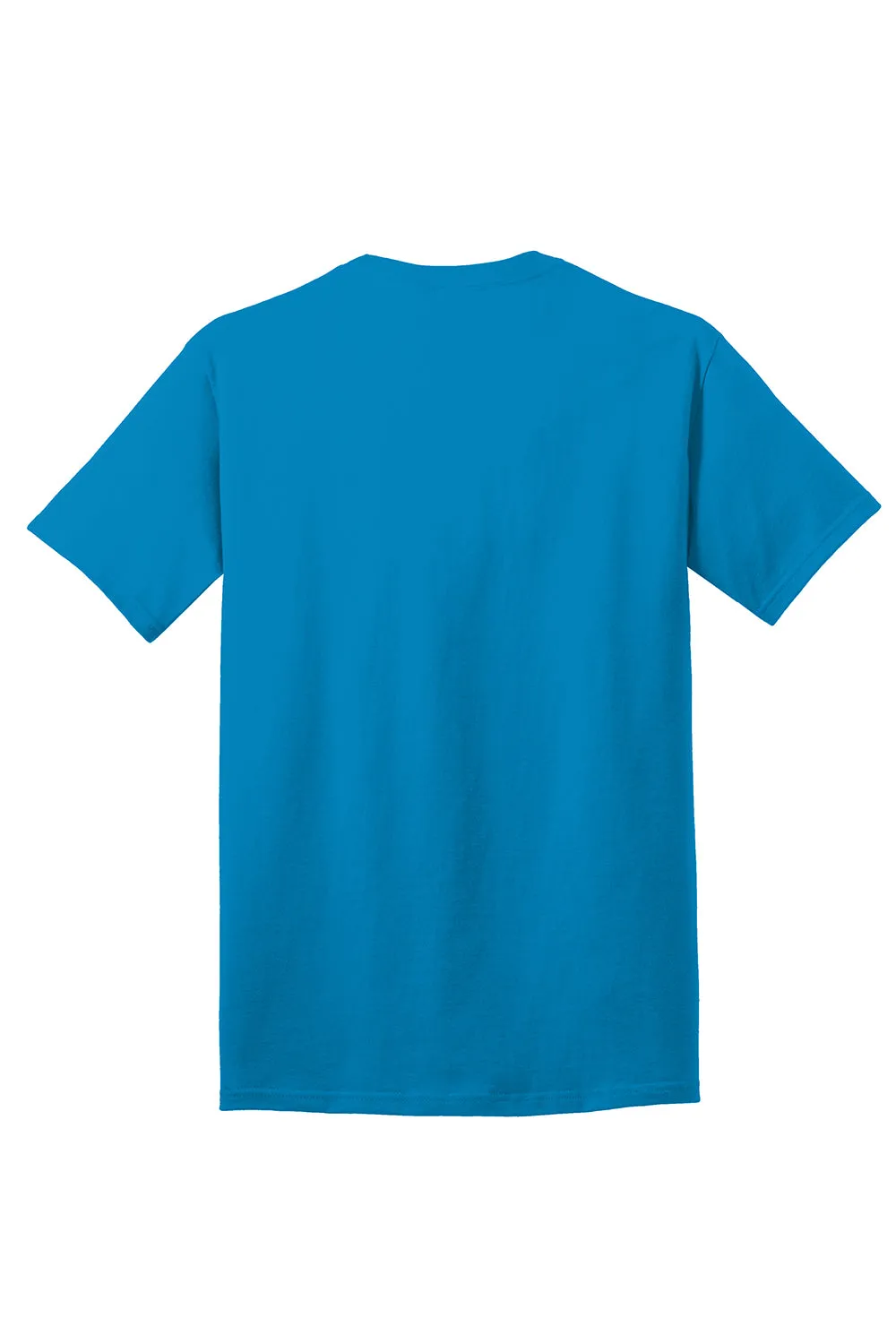 Port & Company Mens Core Short Sleeve Crewneck T-Shirt - Sapphire Blue