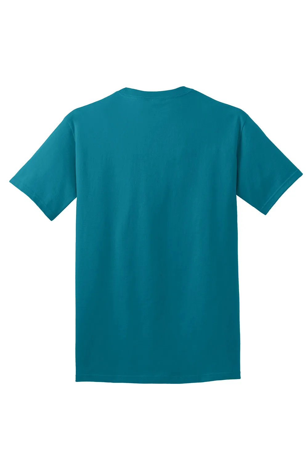 Port & Company Mens Core Short Sleeve Crewneck T-Shirt - Teal Green
