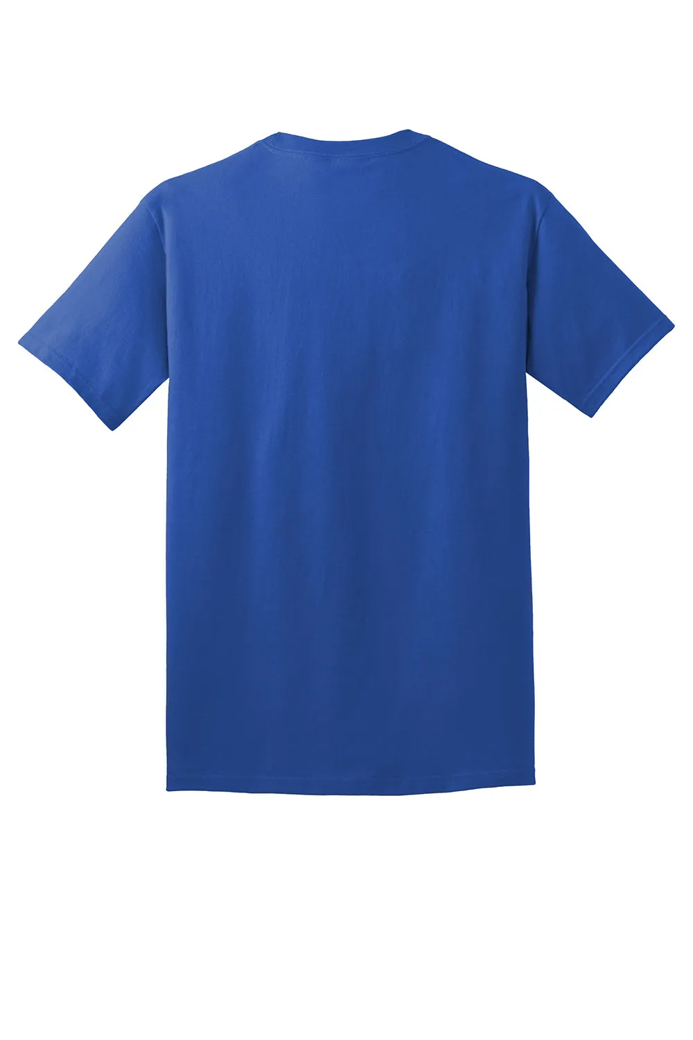 Port & Company Mens Core Short Sleeve Crewneck T-Shirt - True Royal Blue