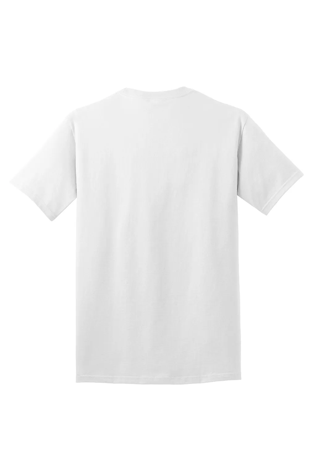 Port & Company Mens Core Short Sleeve Crewneck T-Shirt - White