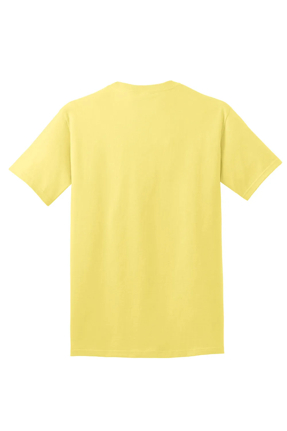 Port & Company Mens Core Short Sleeve Crewneck T-Shirt - Yellow