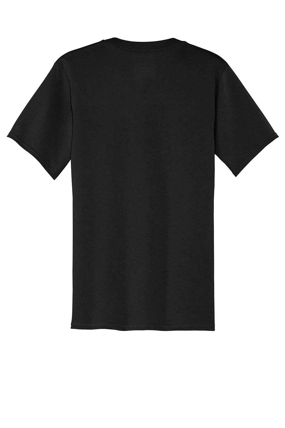 Port & Company Mens Core Short Sleeve V-Neck T-Shirt - Jet Black