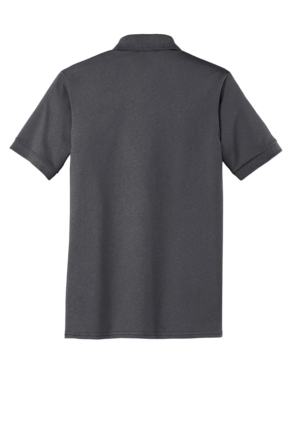 Port & Company Mens Core Stain Resistant Short Sleeve Polo Shirt - Charcoal Grey