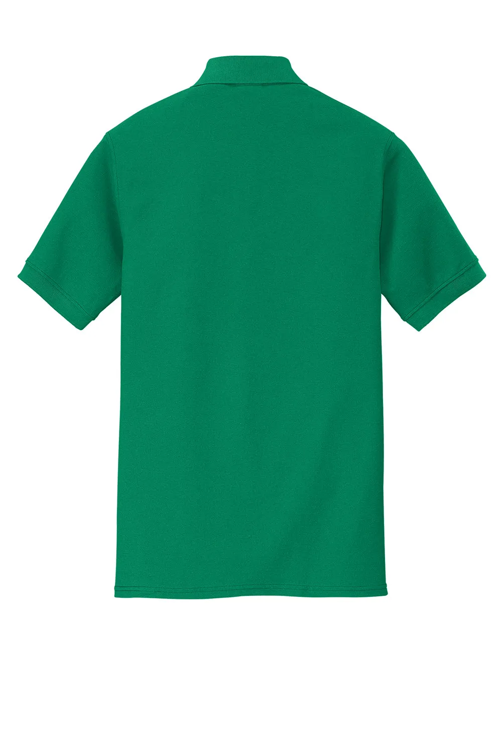 Port & Company Mens Core Stain Resistant Short Sleeve Polo Shirt - Kelly Green - Closeout