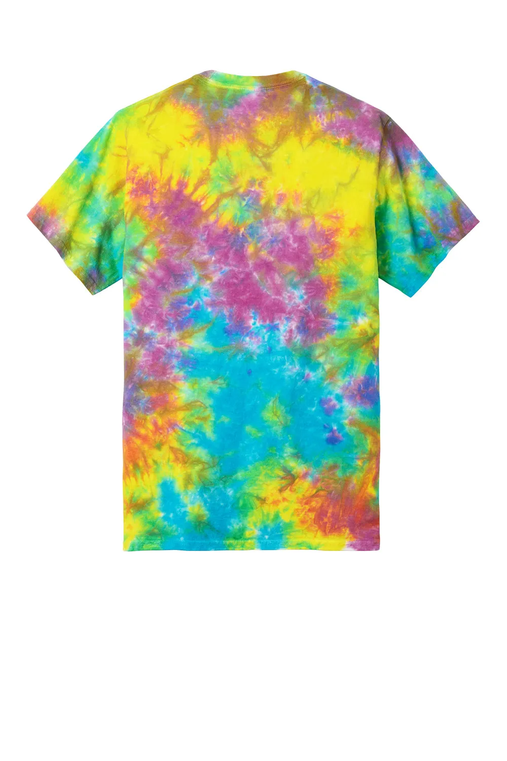 Port & Company Mens Crystal Tie-Dye Short Sleeve Crewneck T-Shirt - Jeweltone