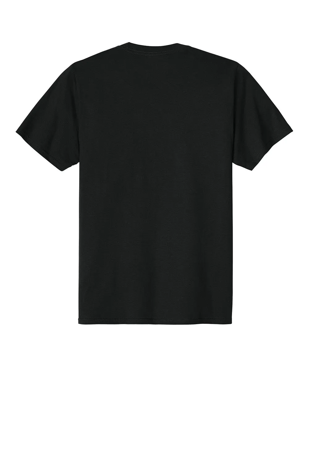 Port & Company Mens CVC Short Sleeve Crewneck T-Shirt - Black