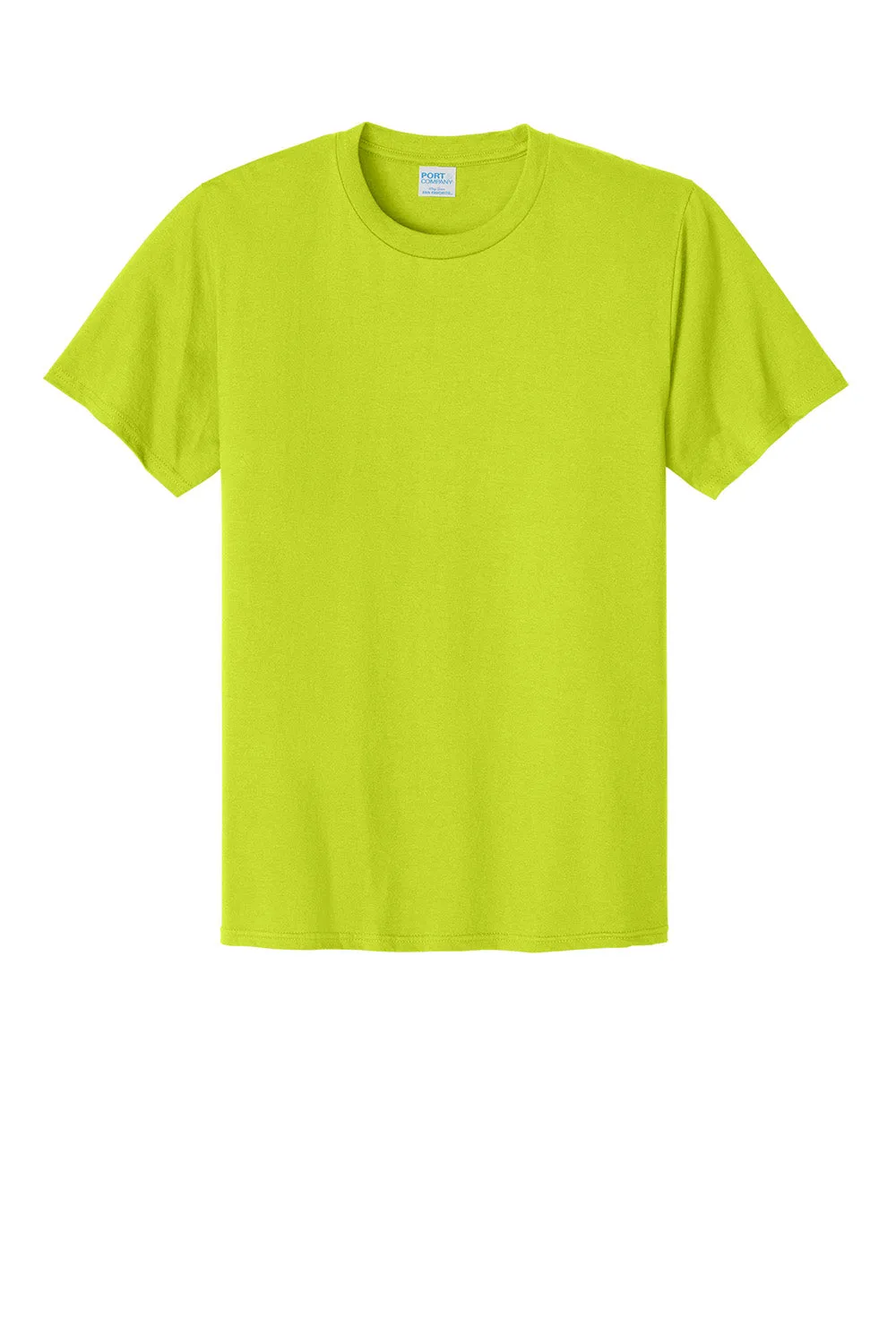 Port & Company Mens CVC Short Sleeve Crewneck T-Shirt - Charge Green