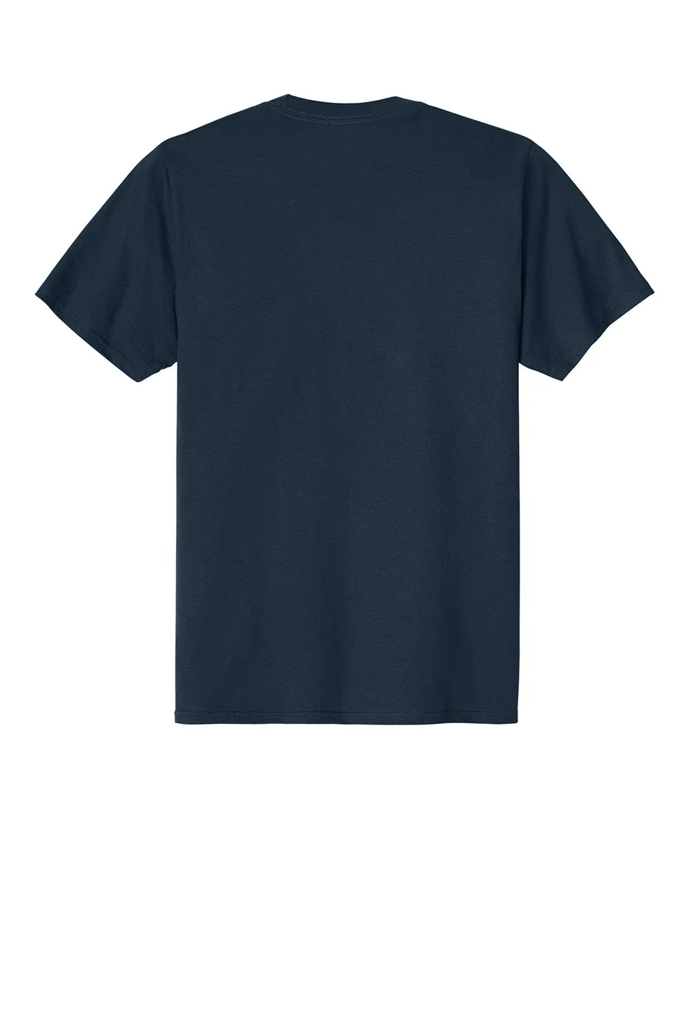 Port & Company Mens CVC Short Sleeve Crewneck T-Shirt - Deep Navy Blue