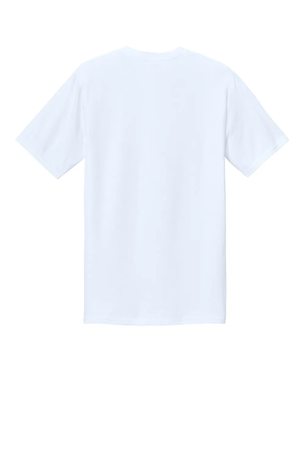 Port & Company Mens CVC Short Sleeve Crewneck T-Shirt - White