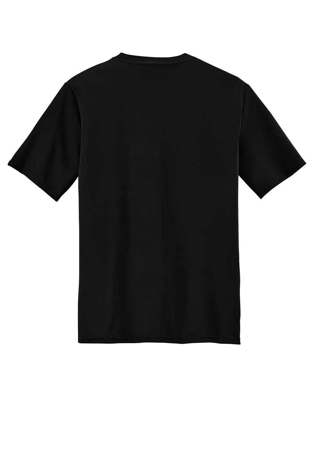 Port & Company Mens Dry Zone Performance Moisture Wicking Short Sleeve Crewneck T-Shirt - Jet Black