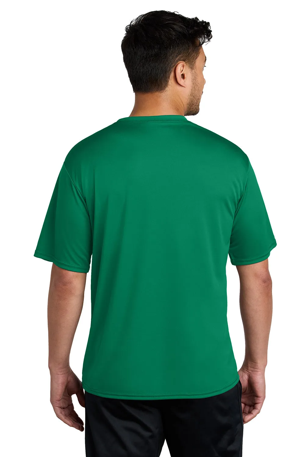 Port & Company Mens Dry Zone Performance Moisture Wicking Short Sleeve Crewneck T-Shirt - Kelly Green