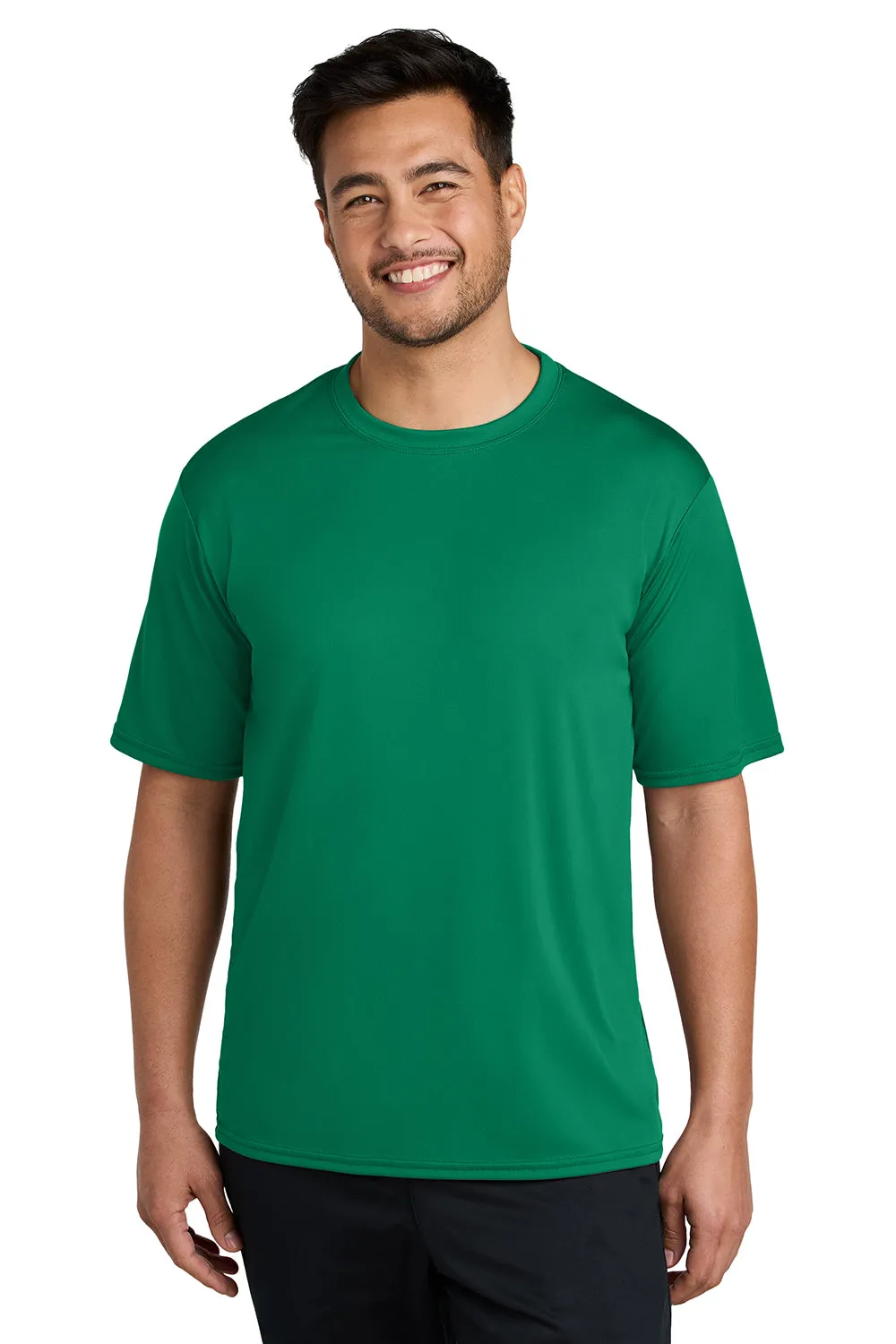 Port & Company Mens Dry Zone Performance Moisture Wicking Short Sleeve Crewneck T-Shirt - Kelly Green