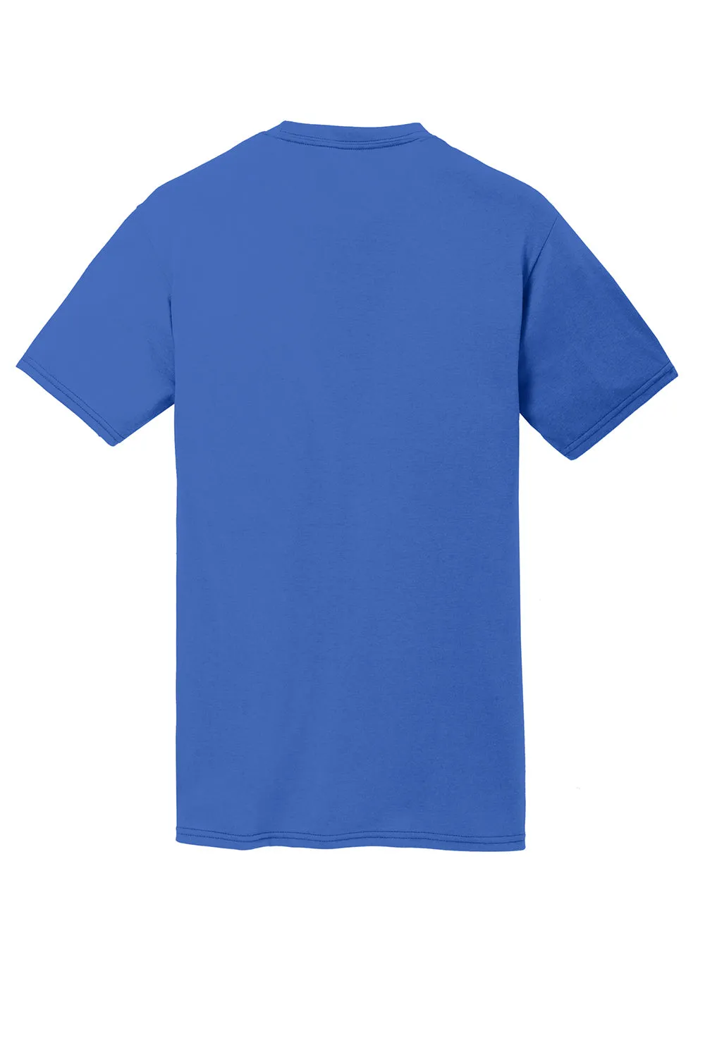 Port & Company Mens Dry Zone Performance Moisture Wicking Short Sleeve Crewneck T-Shirt - True Royal Blue